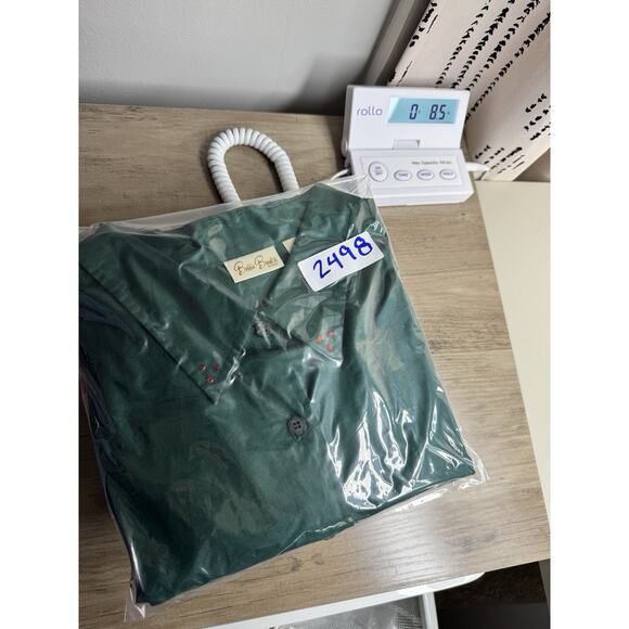 Bobbie Brooks Woman Embroidered Cardinals Button Up Shirt 18W/20W Green Birds - Picture 10 of 10